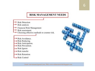 benchmark of risk management methods considering:... Risk management | PPTX