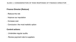 Process of risk management - Tara Model [SBL Exams - Dec.2019.2b] | PPTX