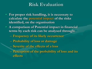 Risk Management in Insurance Sector | PPT