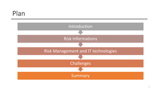 Risk management and IT technologies | PPTX