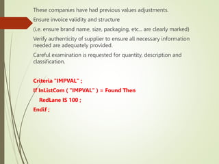 Customs Risk Management PPT.Presentation | PPTX