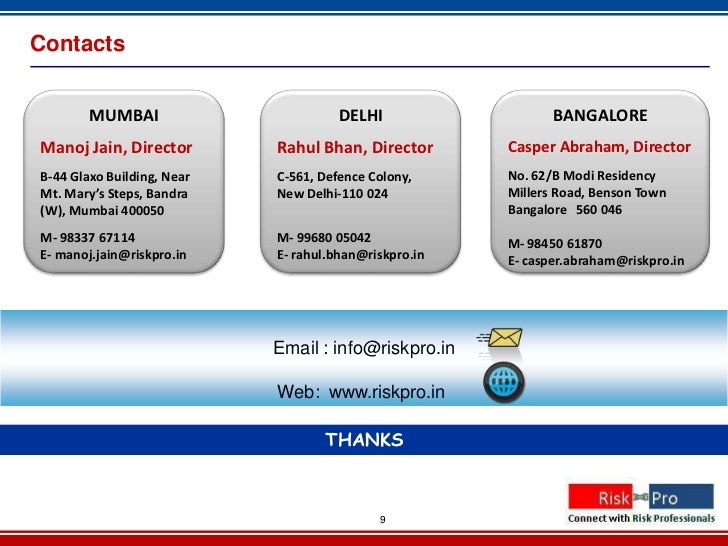 Risk Management Education Sector