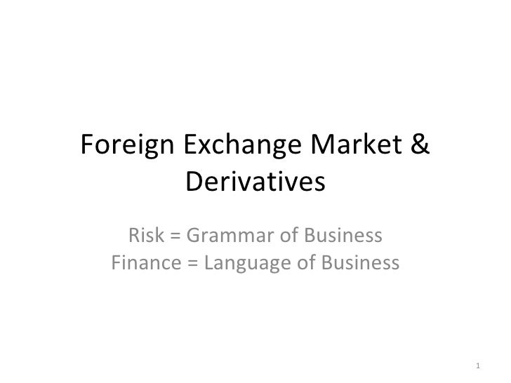 Basics of forex derivatives caiib