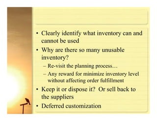 Risk Management For Manufacturing