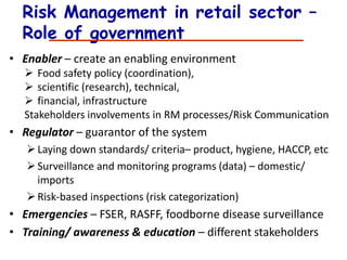 Risk Management for Retail Food Safety in Asia | PDF