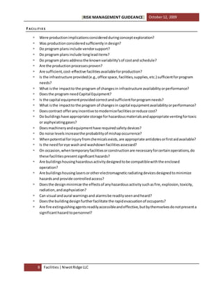 Risk Management Guidance | PDF