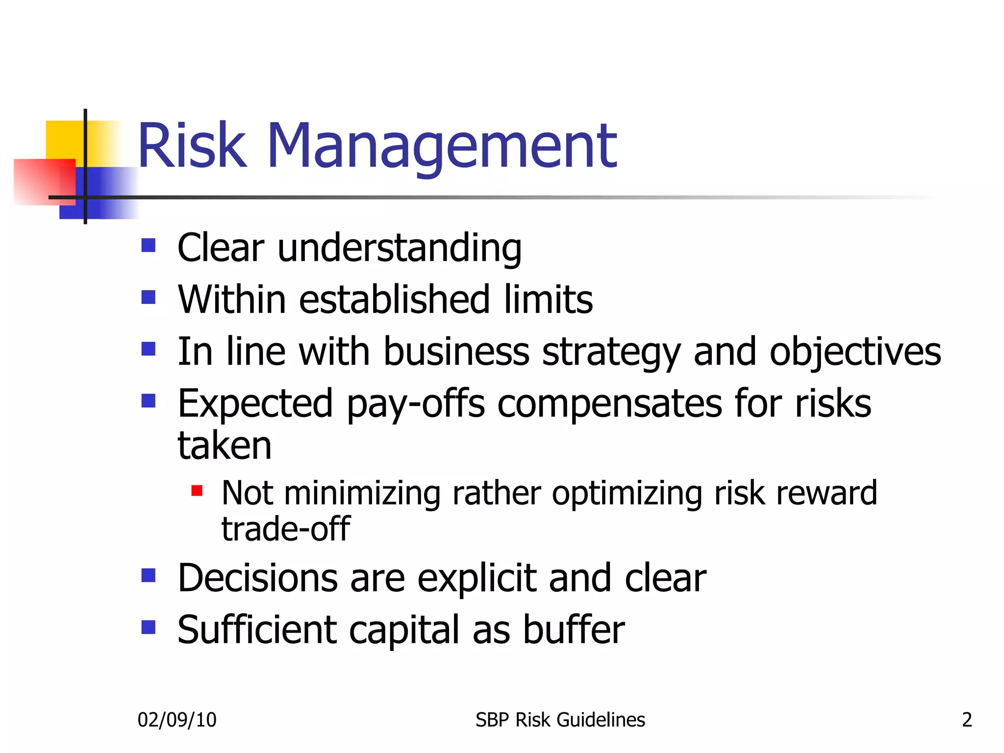 Risk Management Guidelines | PPT