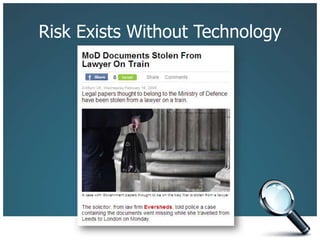 Risk Exists Without Technology