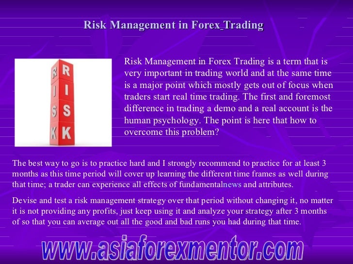 Forex broker risk management