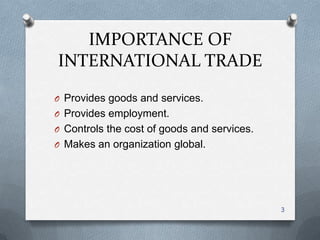 Risk management in international trade ppt | PPTX