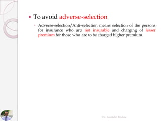 Risk management in Life Insurance by Dr. Amitabh Mishra | PDF