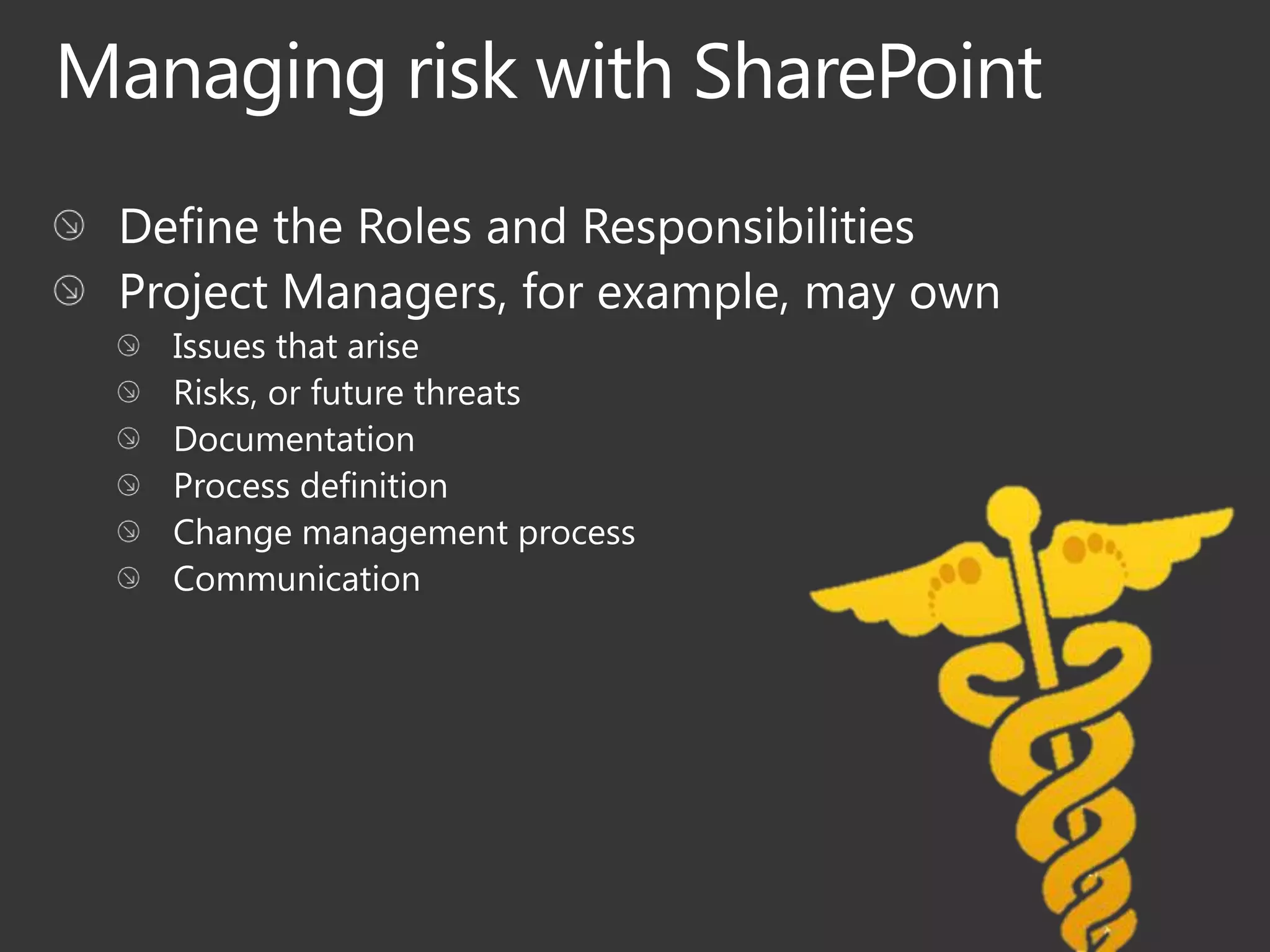 Risk Management in SharePoint Governance | PPTX