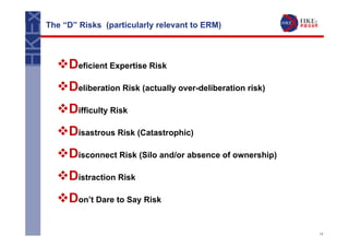 Meeting the Challenges of Enterprise Risk Management | PDF