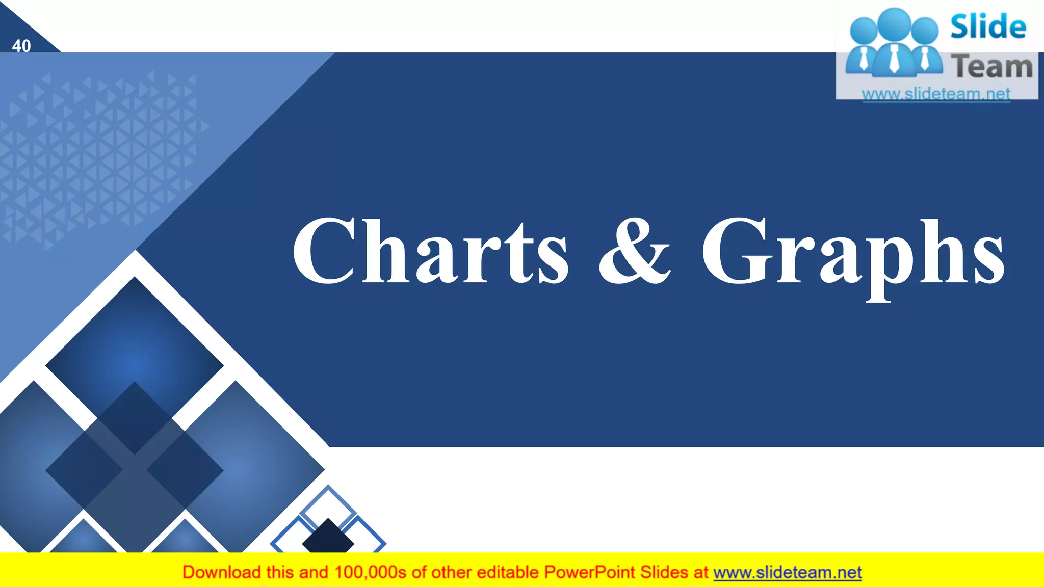 Charts & Graphs
40
 