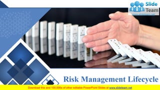 Risk Management Lifecycle
Your Company Name
 