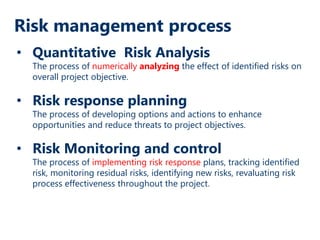 Risk management overview
