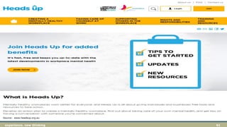 61experience. new thinking
Source: www.headsup.org.au
 