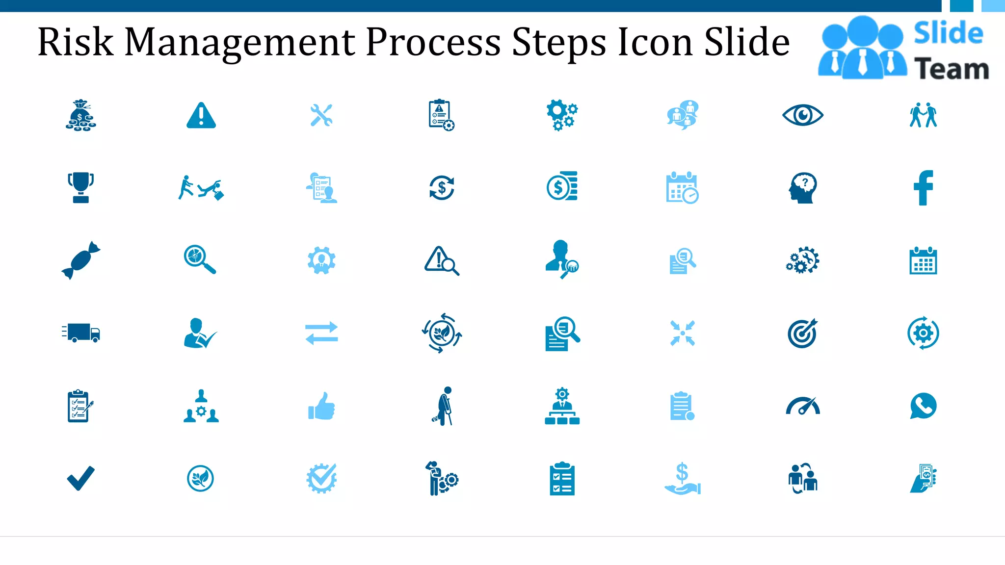 Risk Management Process Steps Icon Slide
37
 