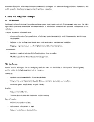Comprehensive Risk Management Strategies for Complex Software ...