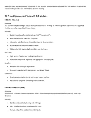 Pisani Risk Module Comprehensive Risk Management Strategies for Complex Software ...