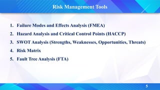 Fta Risk Matrix Risk Management Tools in Pharmaceutical Quality Assurance | PPTX