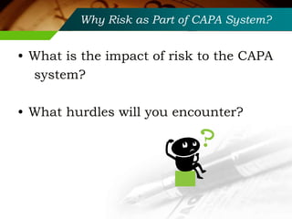 Risk Management Training | PPTX