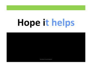 Hope it helps
Sandeep.LeanSixSigma
 