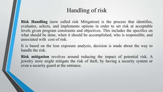 Risk managment | PPTX