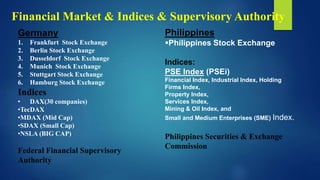 Comparison of Banking System & Financial System in Germany & Pilippines ...
