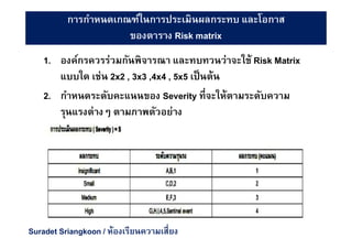 Risk matrix VS Risk profile | PDF