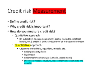 Comprehensive Risk Management in Financial Institutions: Credit, Market ...