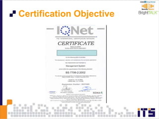 Risk mgmt key to security certifications v2 | PPTX