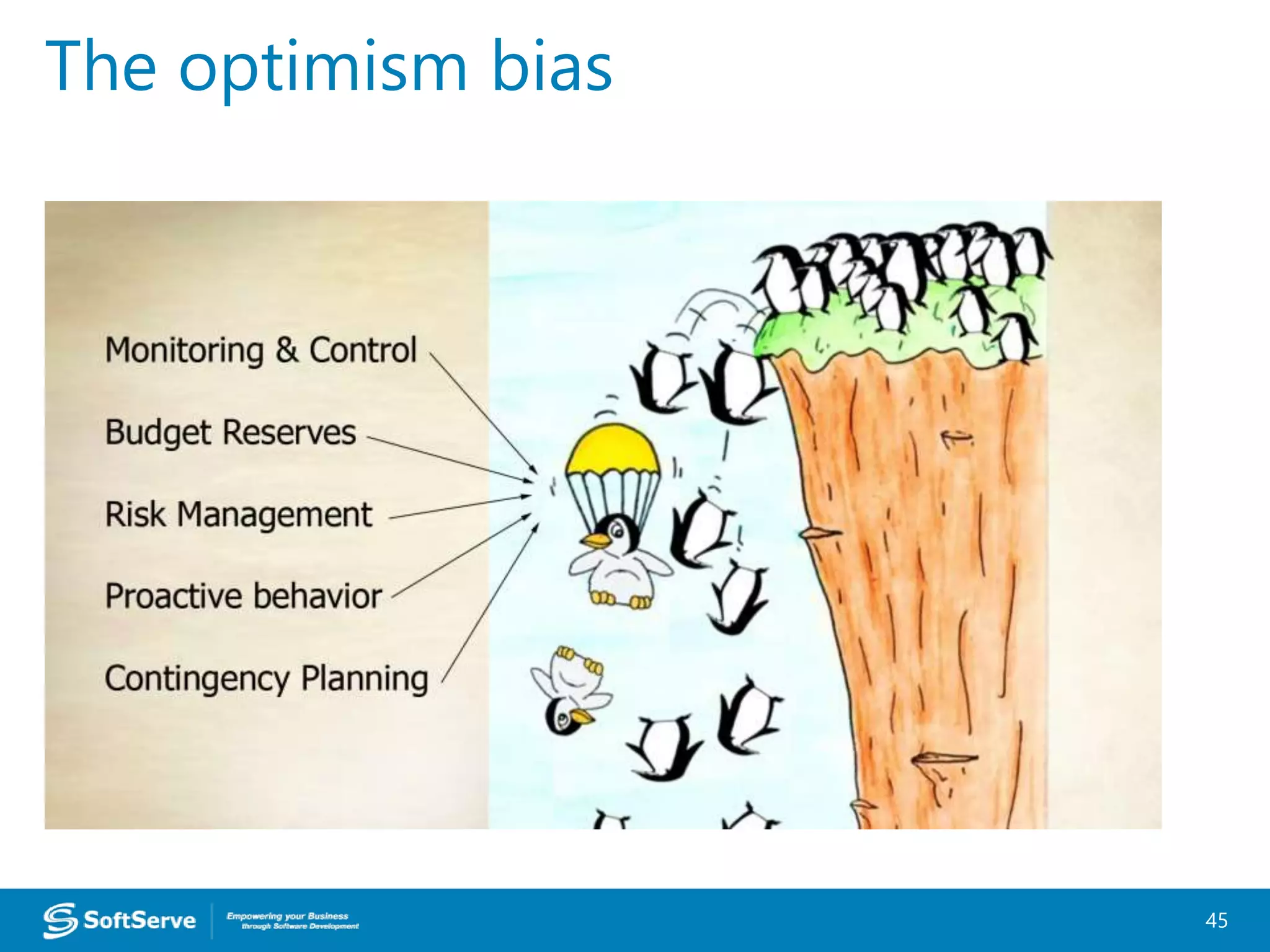 The optimism bias
45
 