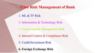 Risk of AML & CFT in Banks Finanacial Sector | PPT