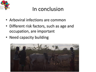 Comparing the risk of mosquito-borne infections in humans in irrigated and non-irrigated sites in Kenya