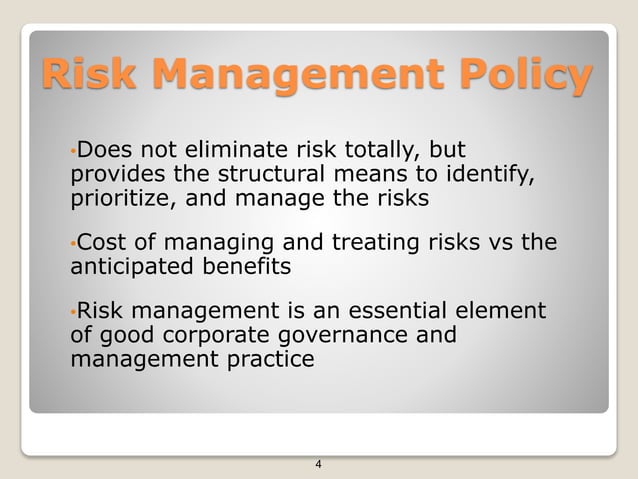Risk Presentation | PPT
