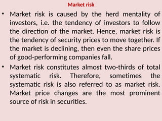 Risk & Return of the stock and calculation of risk | PPTX