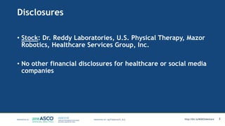 Disclosures
• Stock: Dr. Reddy Laboratories, U.S. Physical Therapy, Mazor
Robotics, Healthcare Services Group, Inc.
• No other financial disclosures for healthcare or social media
companies
2MATTHEW KATZ, M.D. http://bit.ly/MSKSlideshare
 