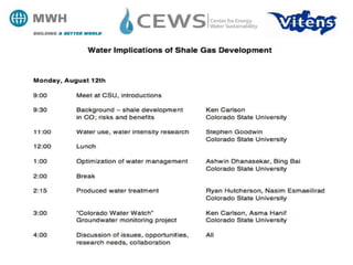 What Is
Acceptable Shale Oil and Gas
Development?
 