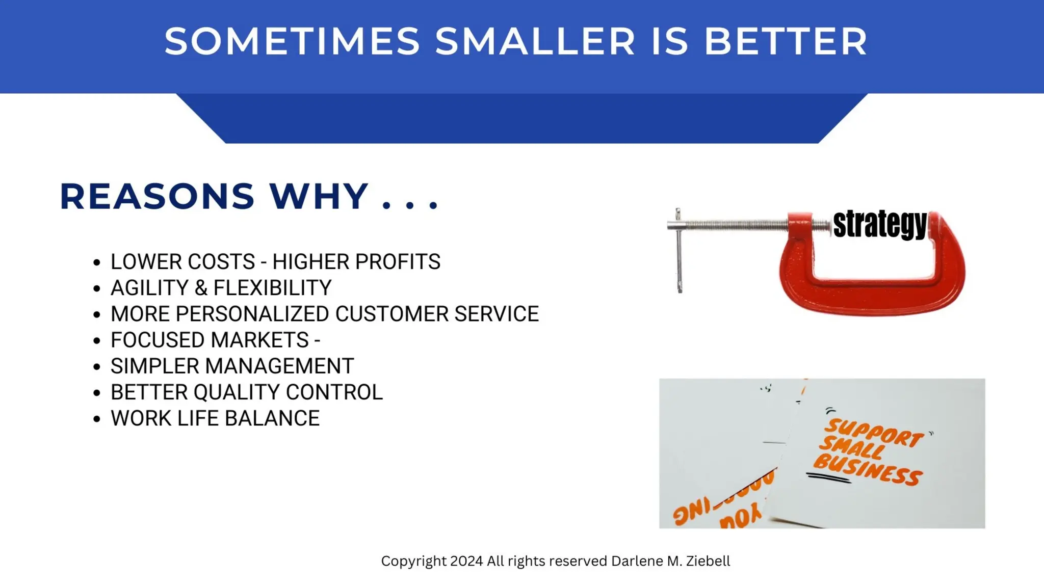 RISKS AND REWARDS OF BUSINESS GROWTH - WORKSHOP