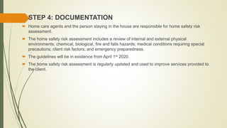 Risks associated with home safety (1) | PPTX