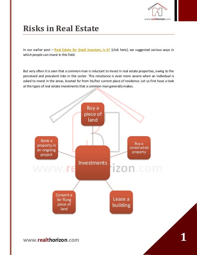 Risks in Real Estate Investments