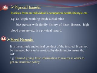 Physical Health Risk Example Risks & its types | PPTX