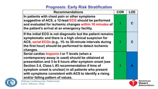 Risk stratfication of ACS | PPTX