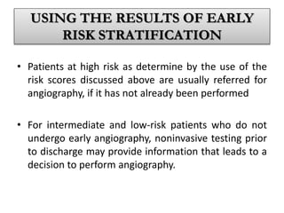 Risk stratification of an acs patient | PPTX