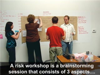 Project Risk Management Workshops Project risk management workshops | PPT