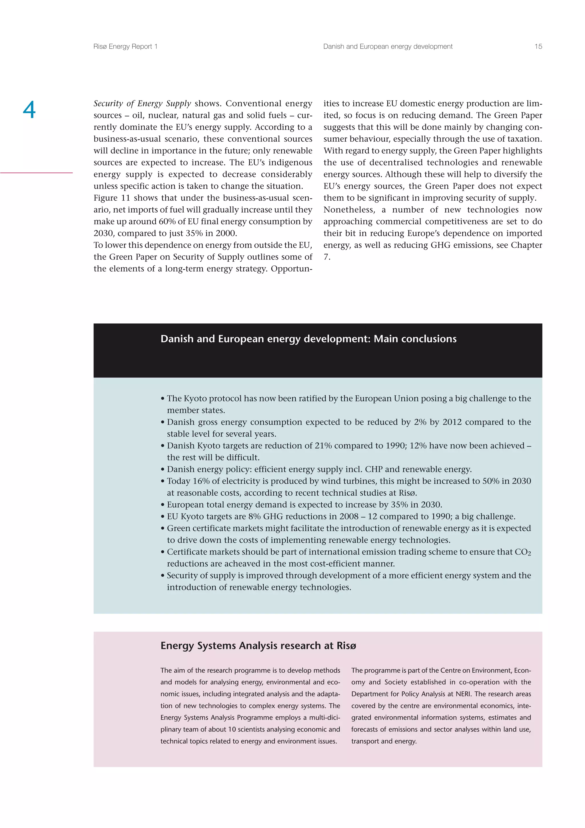 Risoe Energy Report 1