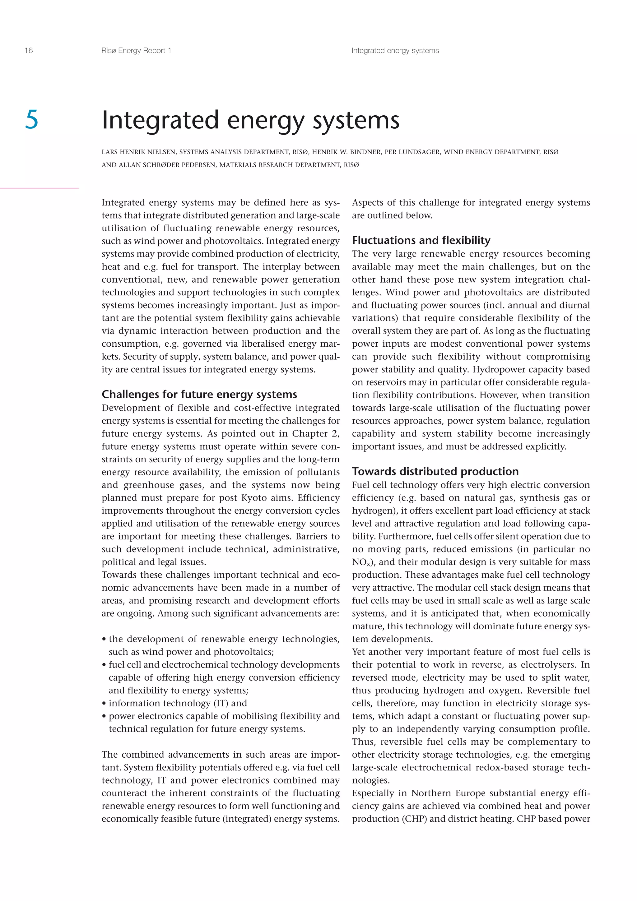 Risoe Energy Report 1