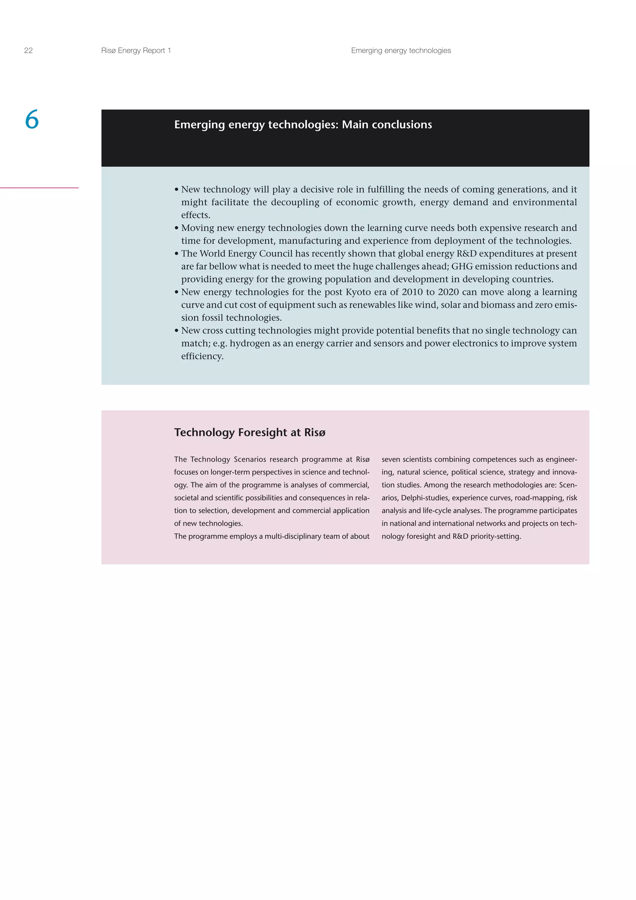 Risoe Energy Report 1