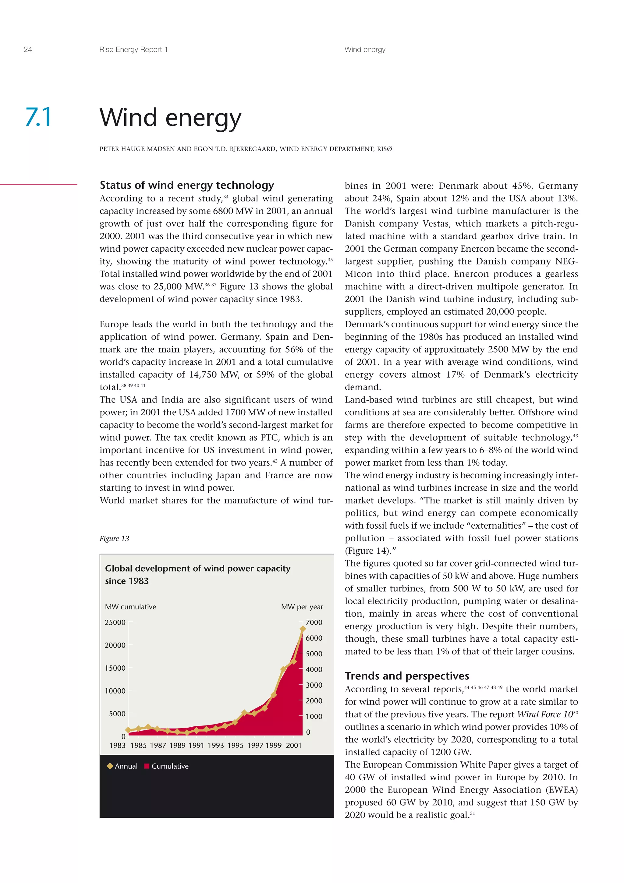 Risoe Energy Report 1